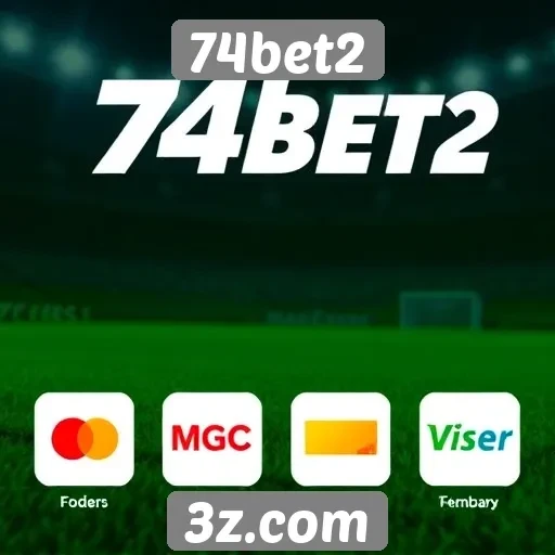 Métodos de pagamento suportados pelo 74bet2